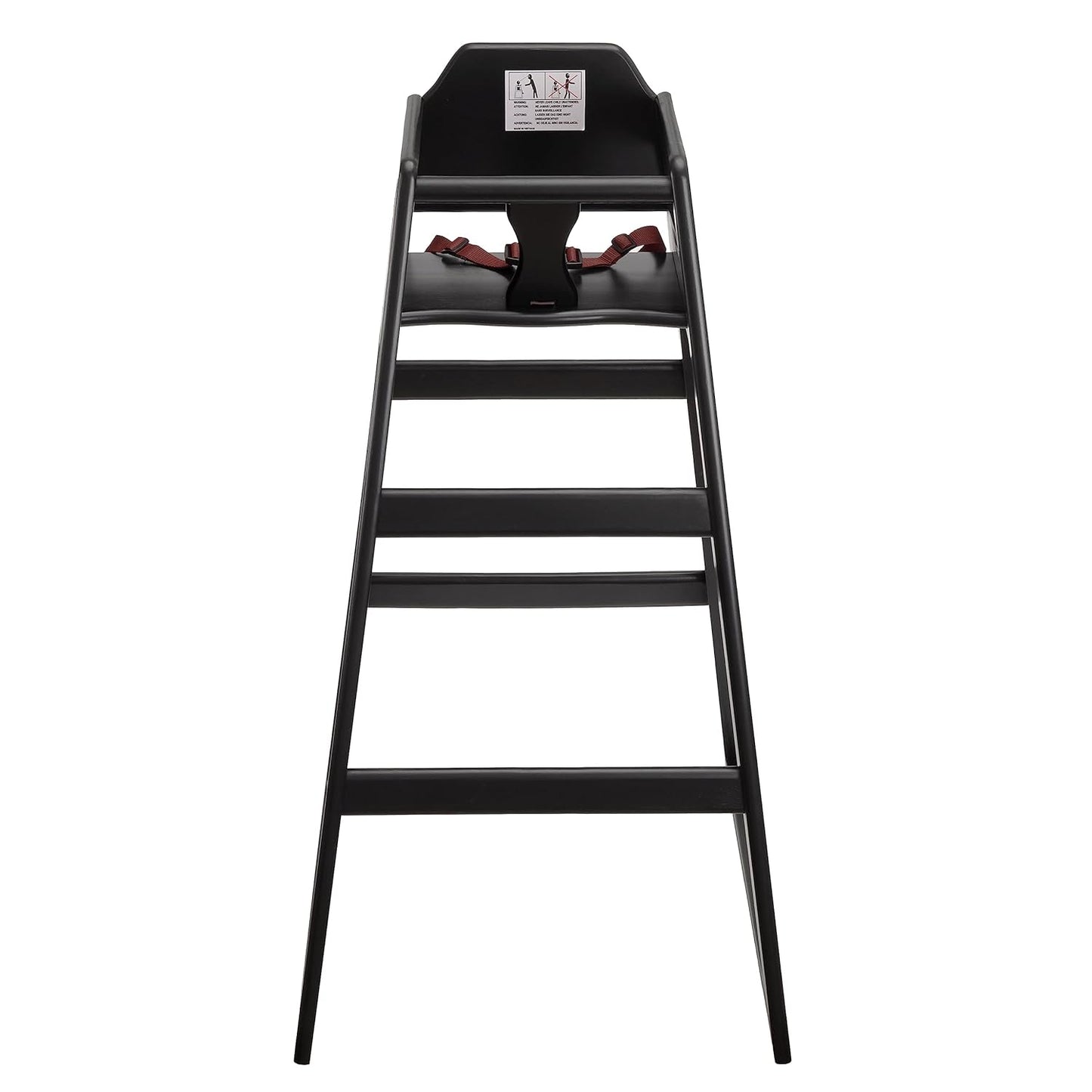 Stager Direct, Seating Ready-to-Assemble Restaurant Wood Bar Height High Chair, Baby Highchairs