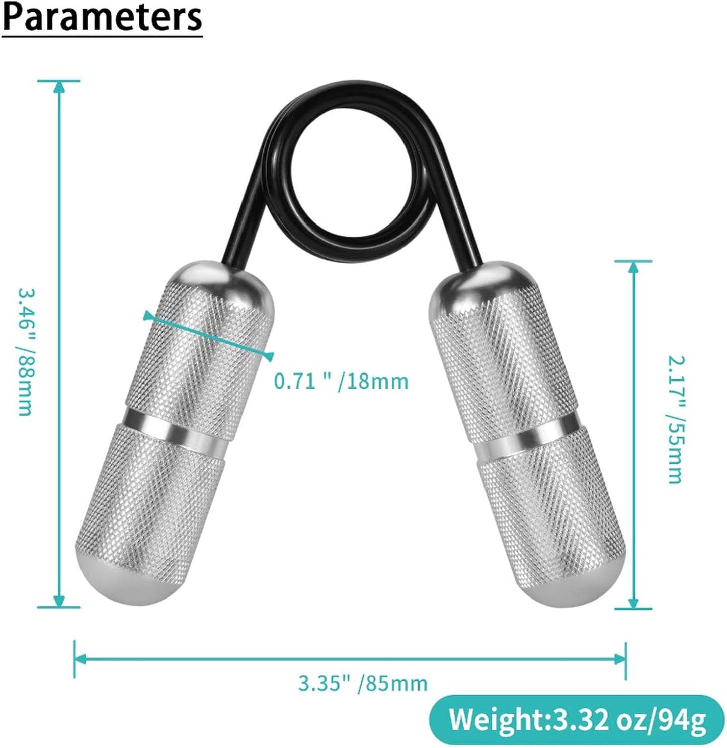 Handheld Metal Fidget Toys, Help Relieve Stress Anxiety, Mini Finger Grip Strengthener, Hand Wrist Grip Strength Trainer, Relief Muscle Stiffness Rehabilitation Trainer