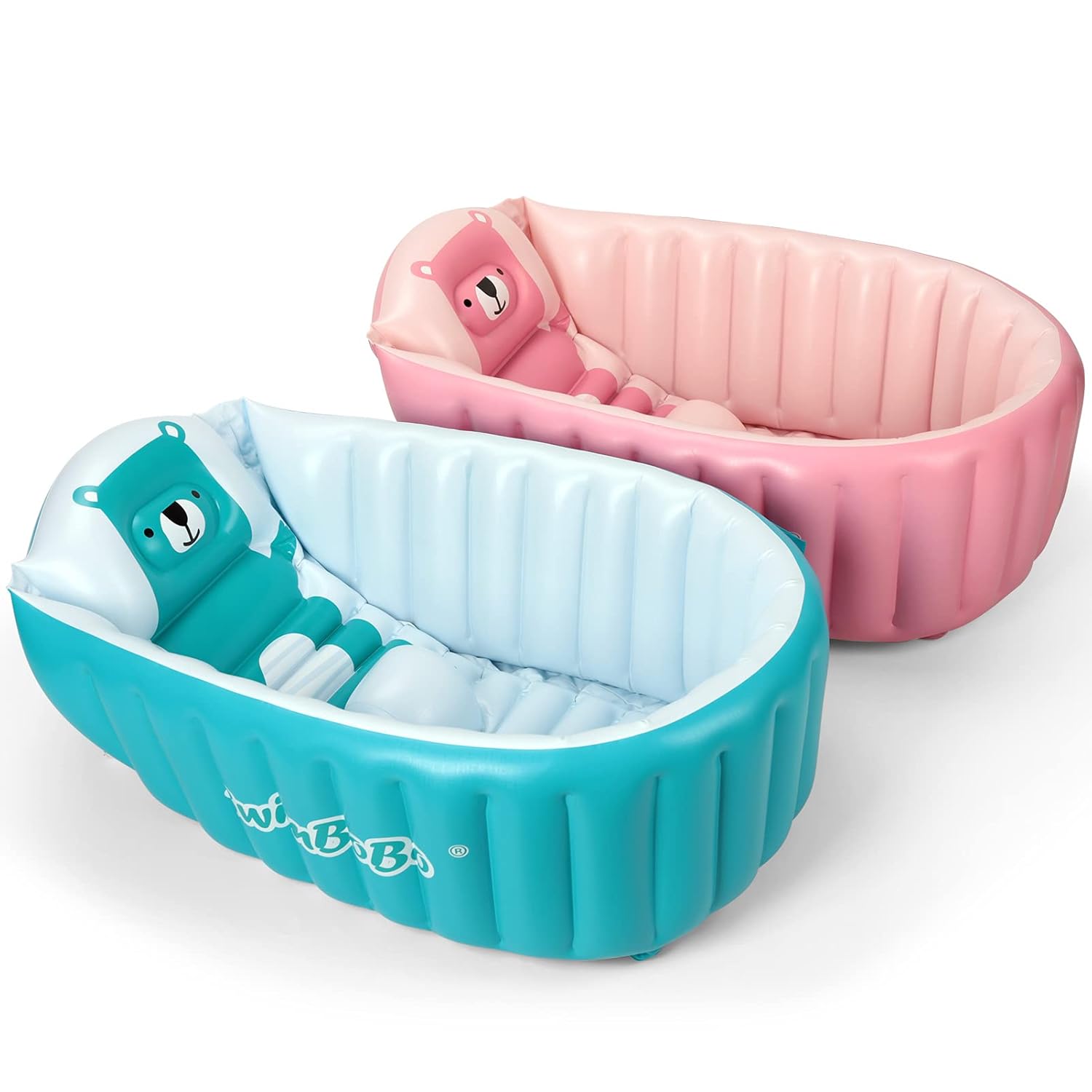 Inflatable Baby Bath Tub Portable Foldable Travel Mini Swimming Pool Helps Infants to Toddler Tub