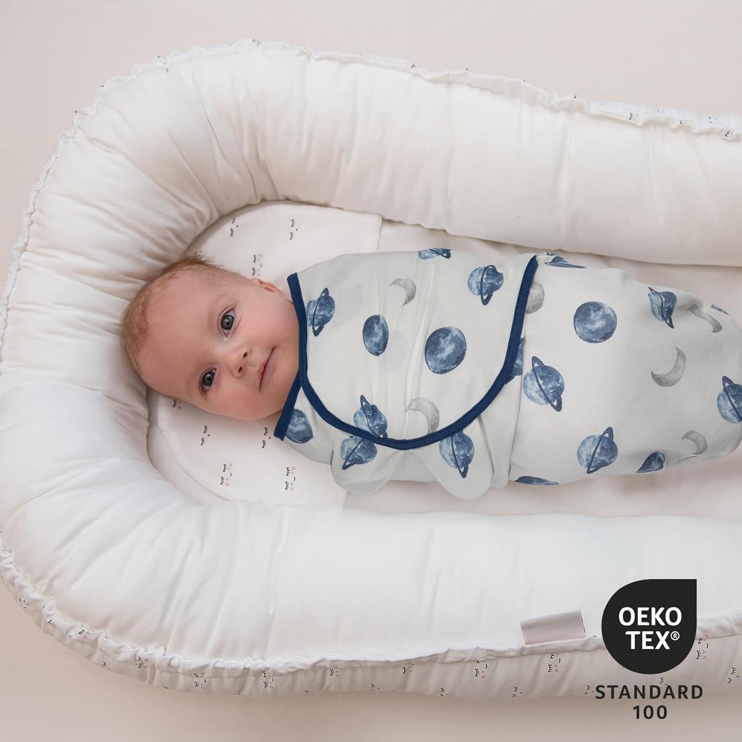 Organic Baby Swaddle Sleep Sacks, 3-Pack Swaddles for Newborns Baby Essentials, Infant 0-3 Months