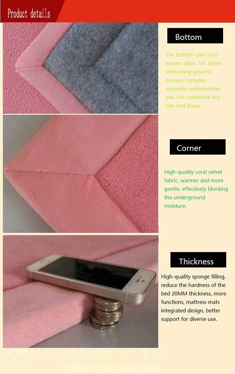 V-mix Children's Plush Foam Play Rug for Baby, Toddler, and Kids - Cushy Soft & Thick Hypoallergenic, Non-Toxic, Reversible Exercise & Yoga Mat