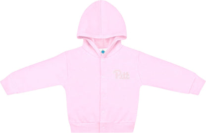 Creative Knitwear College Baby Snap Hooded Jacket - Team Logo, Multiple Colors, for Boys & Girls, (0-24 Months)