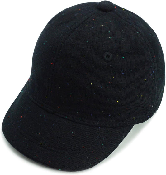 Keepersheep Baby Baseball Cap Infant Sun Hat, Cotton Knit with Soft Brim, Adjustable Soft Newborn Toddler Cap