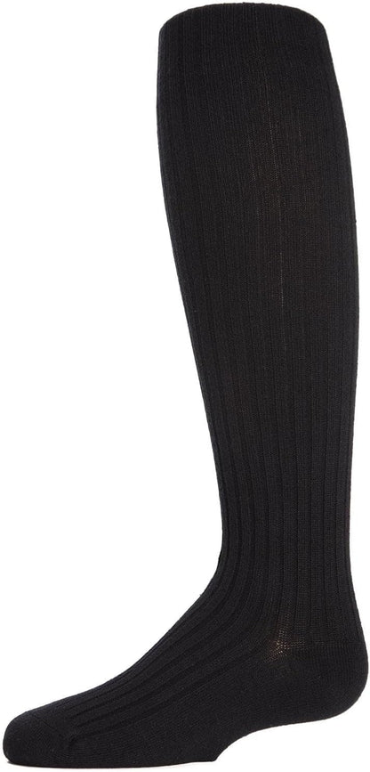 MeMoi Ribbed Cotton Girls Sweater Tights | Kids Tights