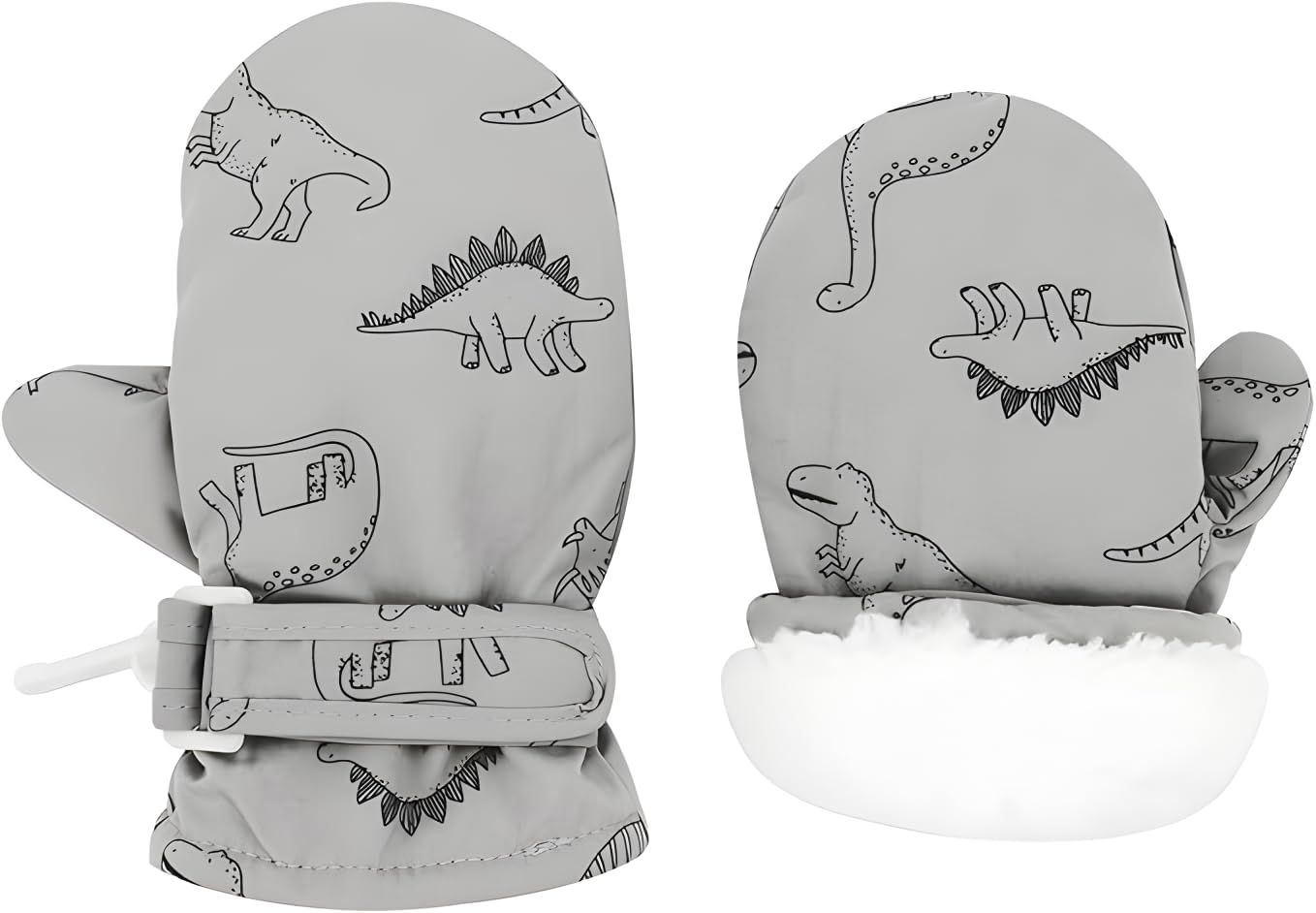 Toddler Gloves Kids Mittens Winter Warm Lined Fleece Gloves Waterproof Snow Baby Mitten for Boys Girls