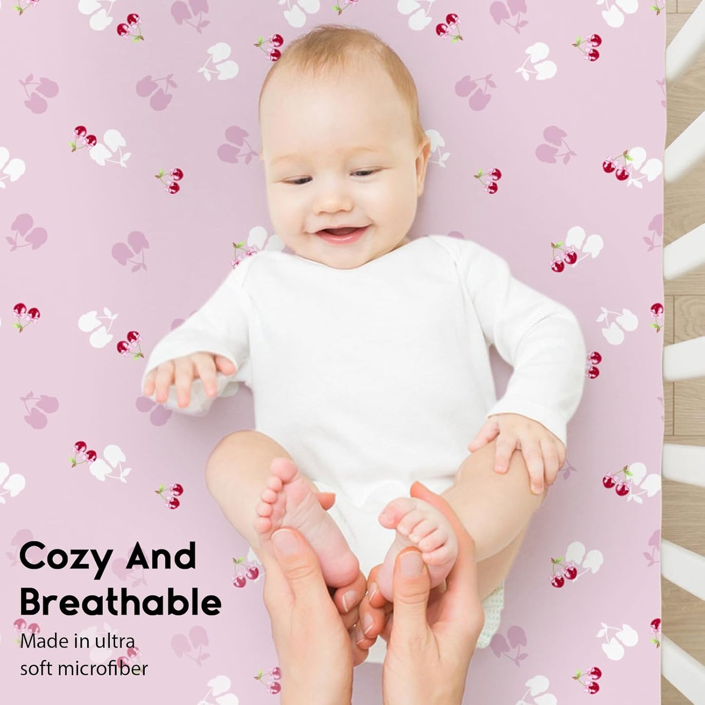Yoofoss Baby Crib Sheets for Boys Girls, Fitted Crib Sheet 2 Pack for Standard Crib and Toddler