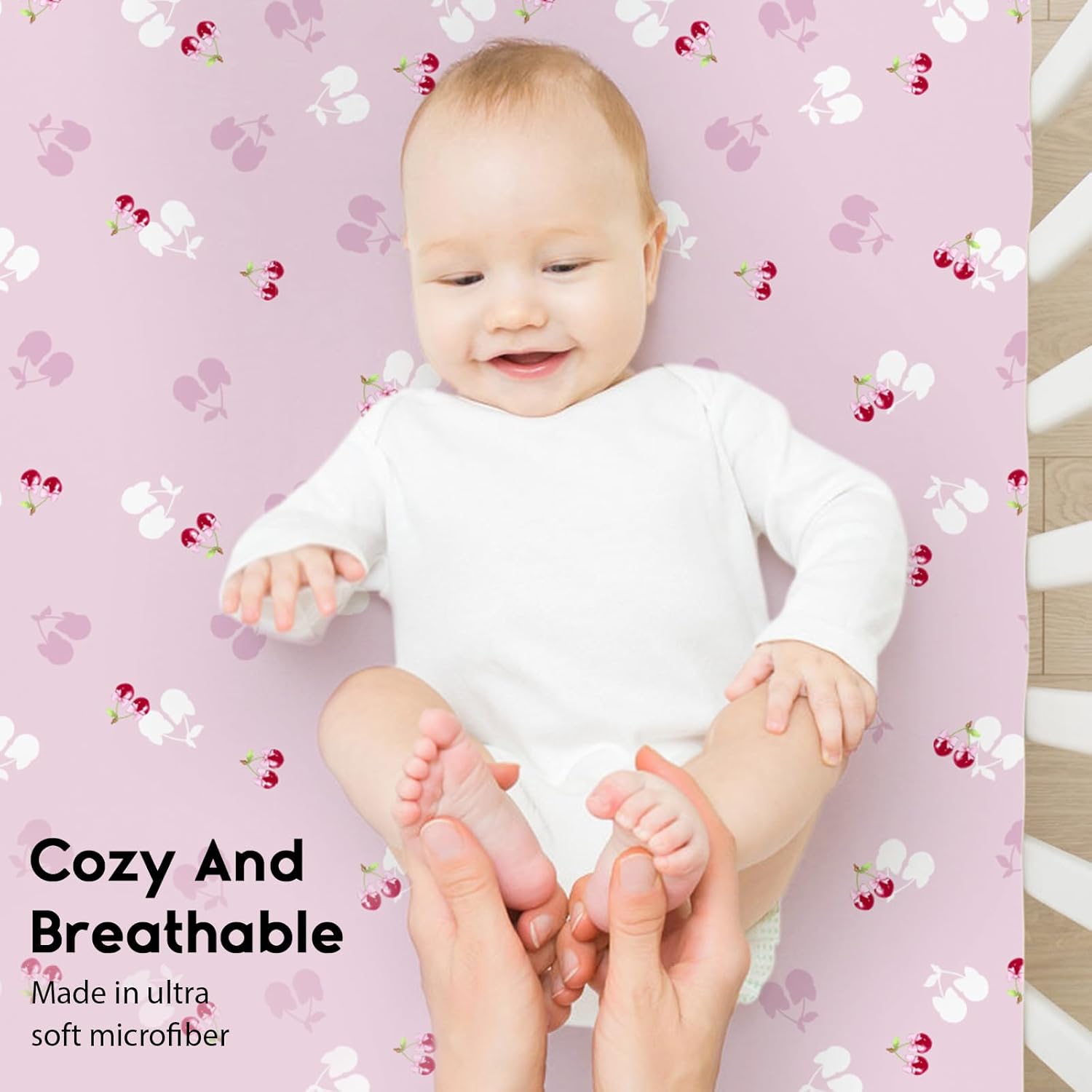 Yoofoss Baby Crib Sheets for Boys Girls, Fitted Crib Sheet 2 Pack for Standard Crib and Toddler