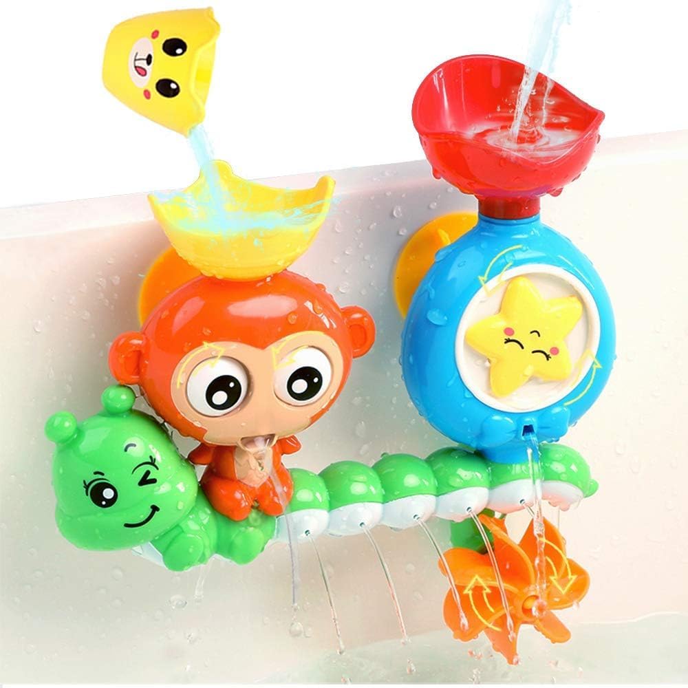 G-WACK Bath Toys for Toddlers Age 1 2 3 Year Old Girl Boy, Preschool New Born Baby Bathtub Water