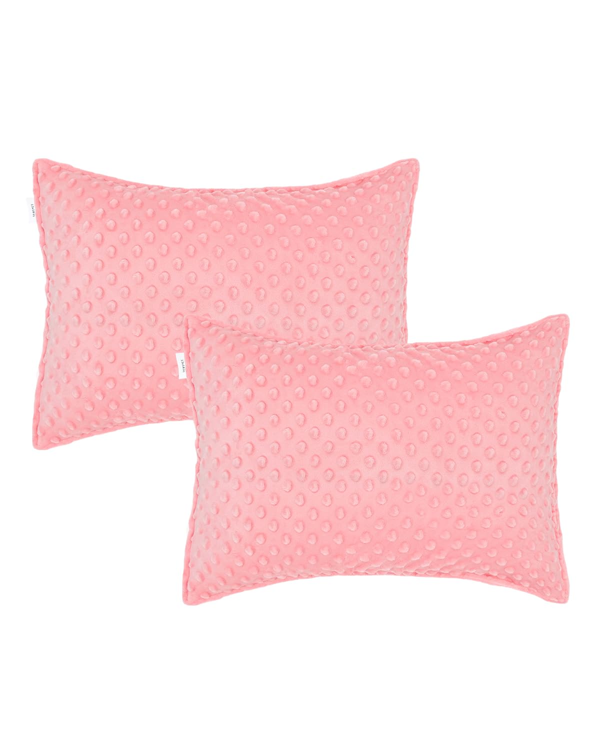 ALVABABY Toddler Pillowcases Soft Kids Pillow Cover 2 Pack Fit 13"x 18" or 12"x16" Envelope for Girl Boy Sleepy Travel 2TPD01A