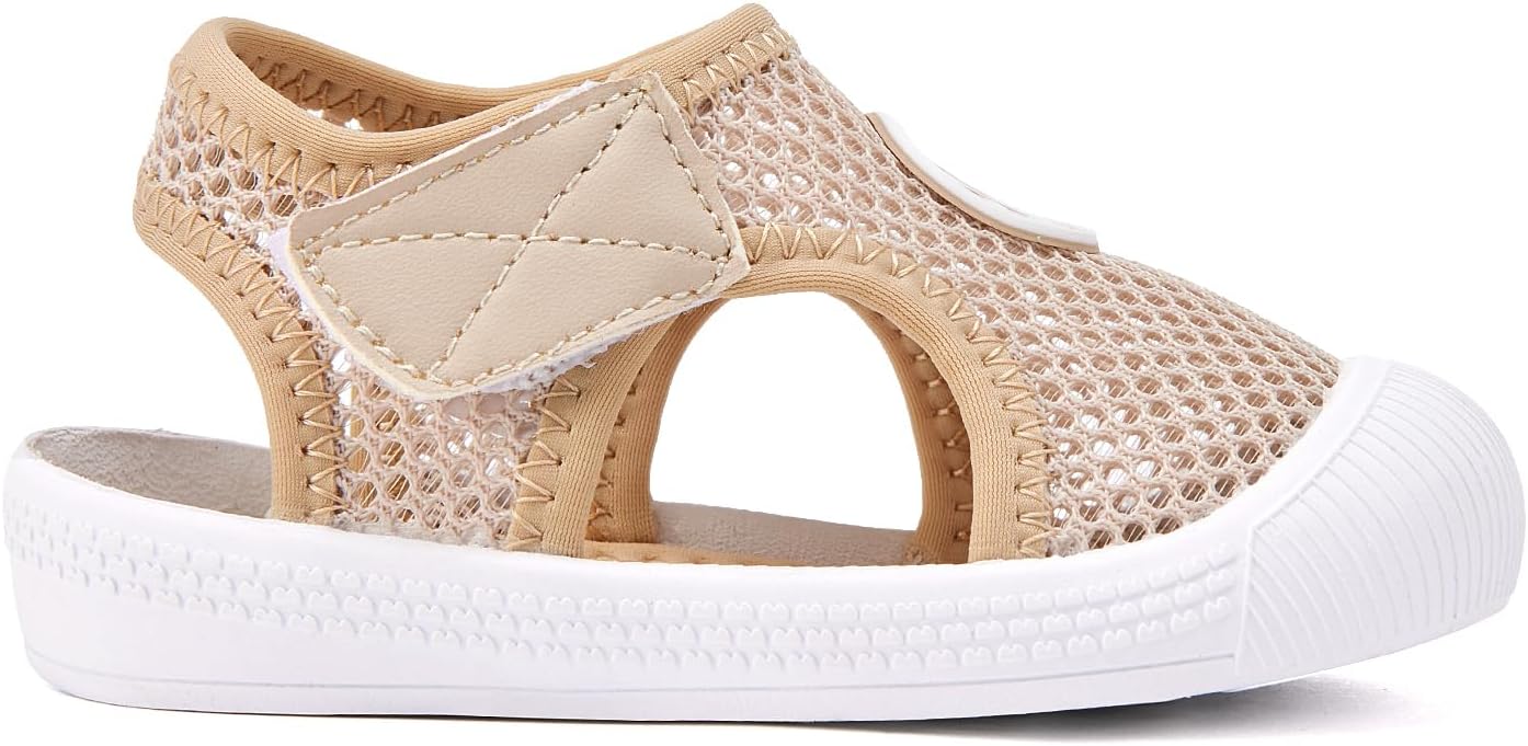 BMCiTYBM Baby Boy Girl Closed Toe Summer Sandals Lightweight Shoes Infant Non-Slip First Walking Sneakers 6 9 12 18 24 Months