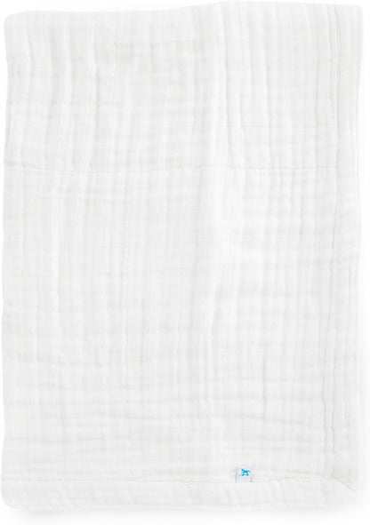 Little Unicorn Newborn Receiving Quilt | Ultra- Soft, Multi-Layered Muslin Fabric | Gift for