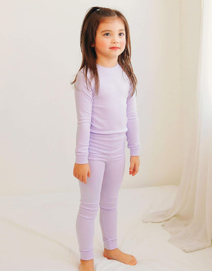 VAENAIT 6M-12Y Toddler Toddler Kids Toddler Girls Boys Soft Comfy Modal Tencel Solid Raglan Sleepwear Pajamas Pjs 2pcs Set