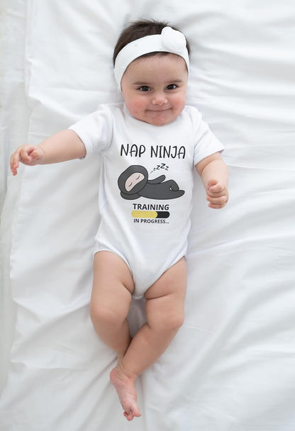 Infant Short Sleeve Baby Bodysuit for Sensitive Skin | Eczema-Friendly Newborn Clothing for Boys or Girls
