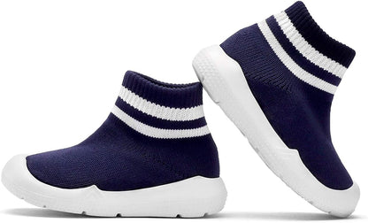 Engtoy Baby Shoes & Socks - Non-Slip Breathable Slippers with Soft Rubber Sole - Baby Boys & Girls Slip On Sneakers