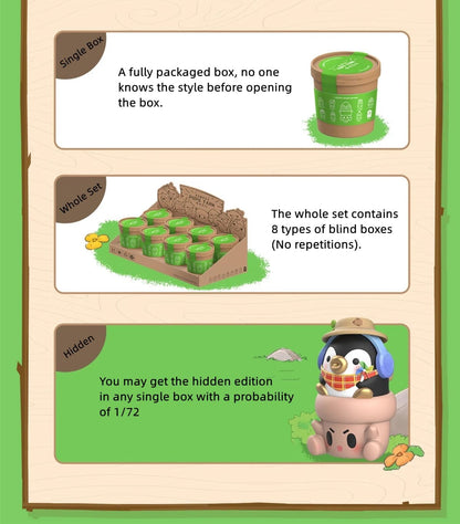 Penpot Hugging Vegetable Series Blind Box Figures 1PC Random Design Box Toys for Modern Home Halloween Decorations Indoor, Collectible Toy Set for Desk Accessories