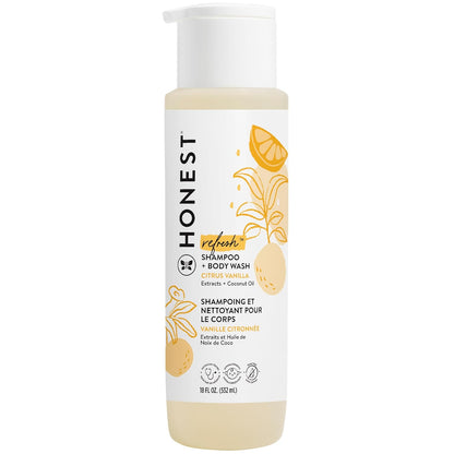 The Honest Company 2-in-1 Cleansing Shampoo + Body Wash | Gentle for Baby | Naturally Derived