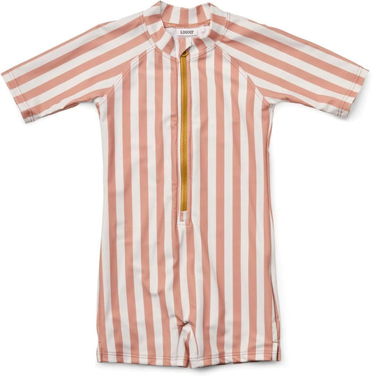 Boys One Piece Swimsuit Whale Dolphin Bathing Suit Zipper Rash Guard Kid Short Sleeve Swimwear Shark Beach Wear UPF50+