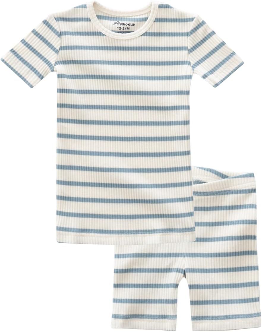 AVAUMA Baby Boys Girls Pajama Set 6M-7T Kids Cute Toddler Snug fit Pjs Cotton Sleepwear