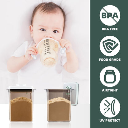 Pop Airtight Formula Container, 2300ml Baby Formula Dispenser on The Go - BPA-Free Formula Holder