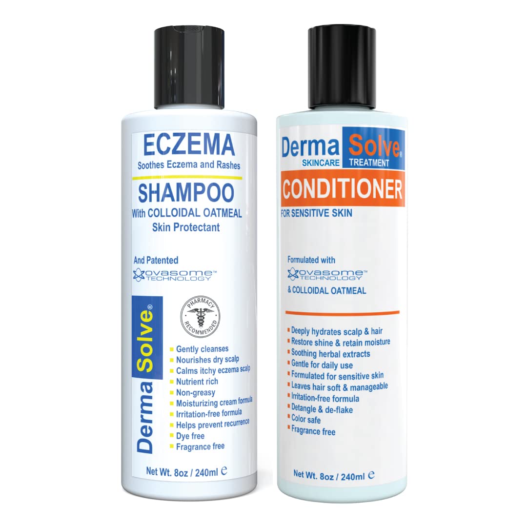 Eczema Shampoo & Conditioner (Combo Pack) - Flare Control Scalp & flake Relief Therapy that