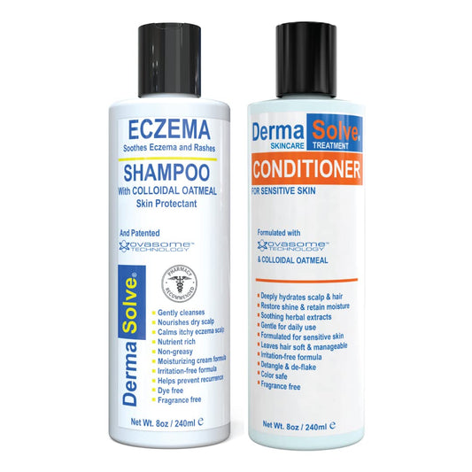 Eczema Shampoo & Conditioner (Combo Pack) - Flare Control Scalp & flake Relief Therapy that