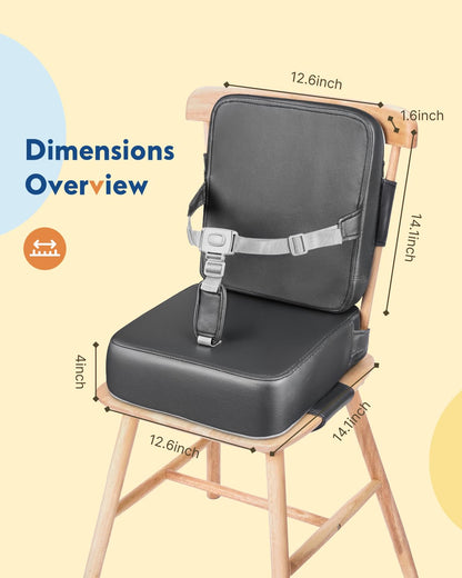 HOMEAL Booster Seat for Kitchen Chair - Toddler Booster Seat for Dining Table - Dining Seat with