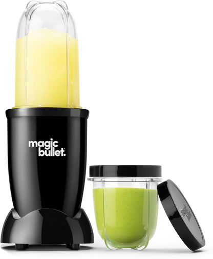 Magic Bullet® Blender Set, 7-Piece Set, 250W Blender and Food Processor, 2 Blending Cups, Cross