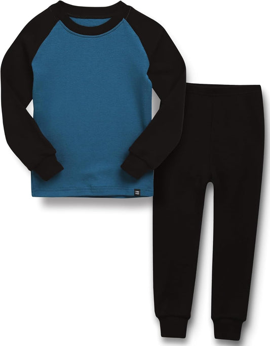 VAENAIT 6M-12Y Toddler Toddler Kids Toddler Girls Boys Soft Comfy Modal Tencel Solid Raglan