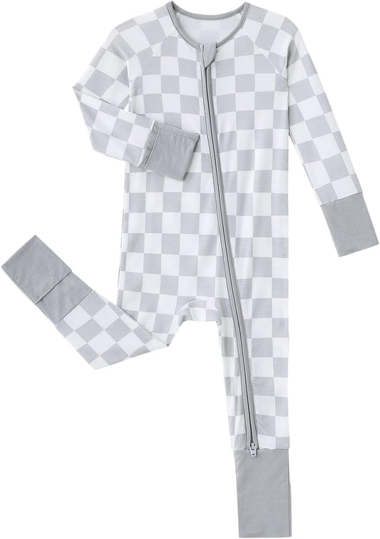 Baby Viscose from Bamboo Pajamas - Infant Boys Girls Footless Zippy Pjs Sleep 'N Play Clothes - One Piece Romper