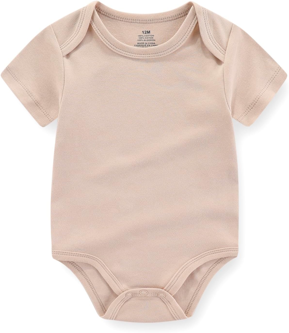 Baby Bodysuit Short Sleeve one-Piece Newborn Baby Clothes for Baby Boy and Girls