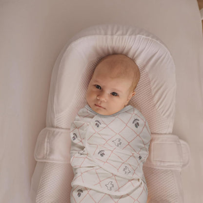Baby Swaddle Sacks, 3-Pack Newborn Organic Cotton Swaddle Wrap, Adjustable Swaddling Blankets
