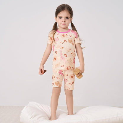pureborn Baby Toddler Kids Viscose from Bamboo Pajamas Set Pjs 2pcs 18M-8Y