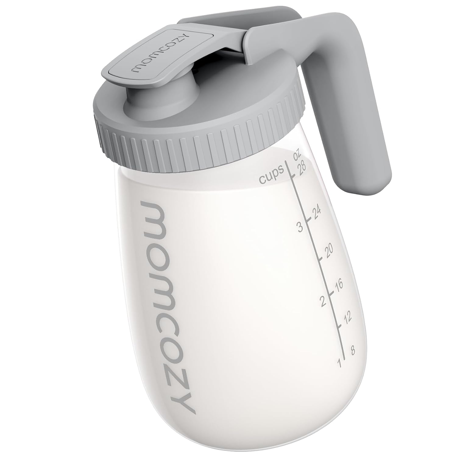 Momcozy Breast Milk Pitcher, Resistant to Heat and Cold Abrupt Temp Swings, No Leak Glass Breast