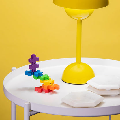 Plus-Plus - HEXEL Spectrum - Fidget Sensory Puzzle Toy - Travel Friendly, Quiet Stress and Anxiety Relief for Kids/Adults