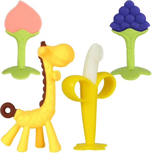 Baby Teething Toys 3-6 Months, Baby Chew Teether Toys