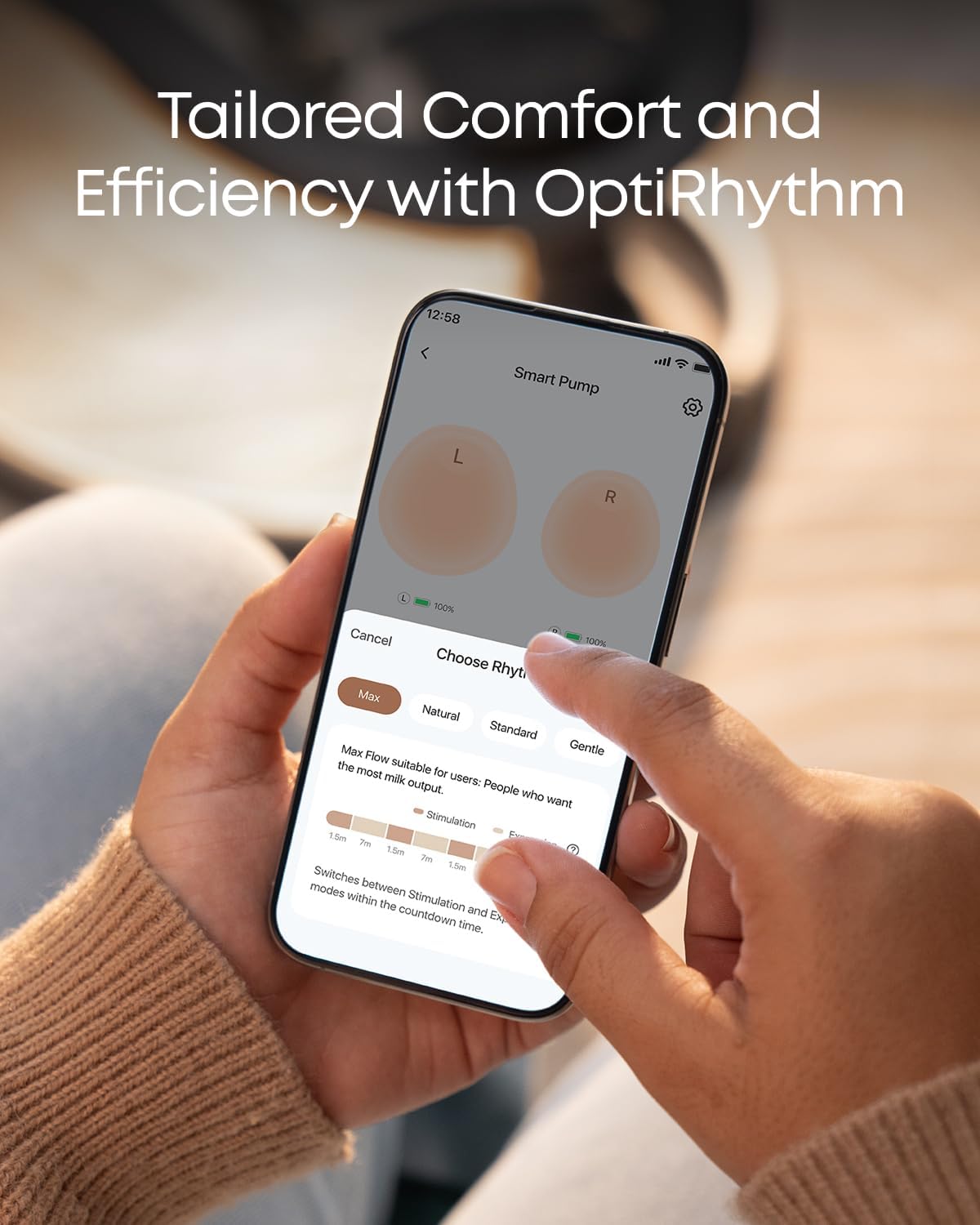 eufy Security Heated Wearable Breast Pump S1 Pro, Slim Hands-Free with Industry-Leading HeatFlow