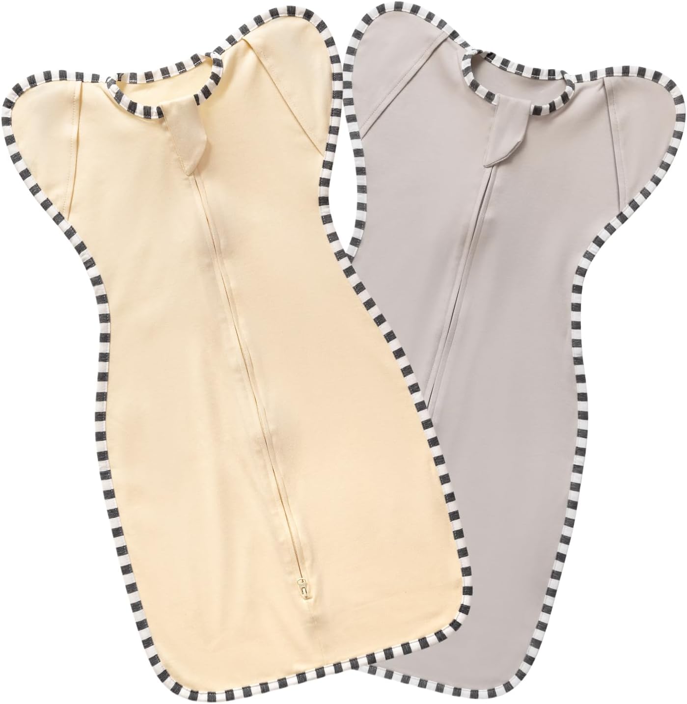 Baby Swaddle Blanket for Newborns and Infants,2-Piece Set Infant Pajamas,Bidirectional Zipper,Easy