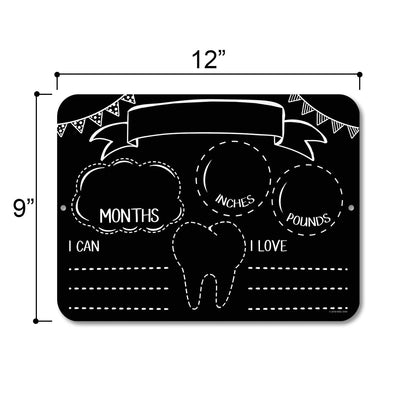 Honey Dew Gifts Baby's Monthly Milestone Chalkboard Style HDG-1044