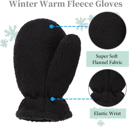 Zsedrut Baby Boys Winter Glove Warm Toddler Infant Girls Mittens Fleece Lined Gloves 1-7 Years