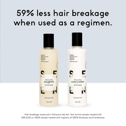 SEEN Shampoo Eco-Refill, Fragrance Free - Non-Comedogenic & Sulfate-Free Hair Shampoo