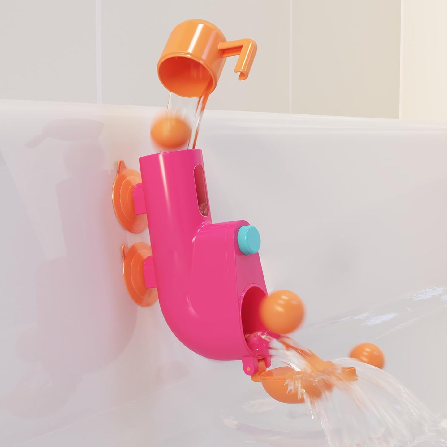 Fill N' Splash Submarine Bath Toys - Perfect for Toddlers 1-5 Years Old - Bathtub Toys for Boys &