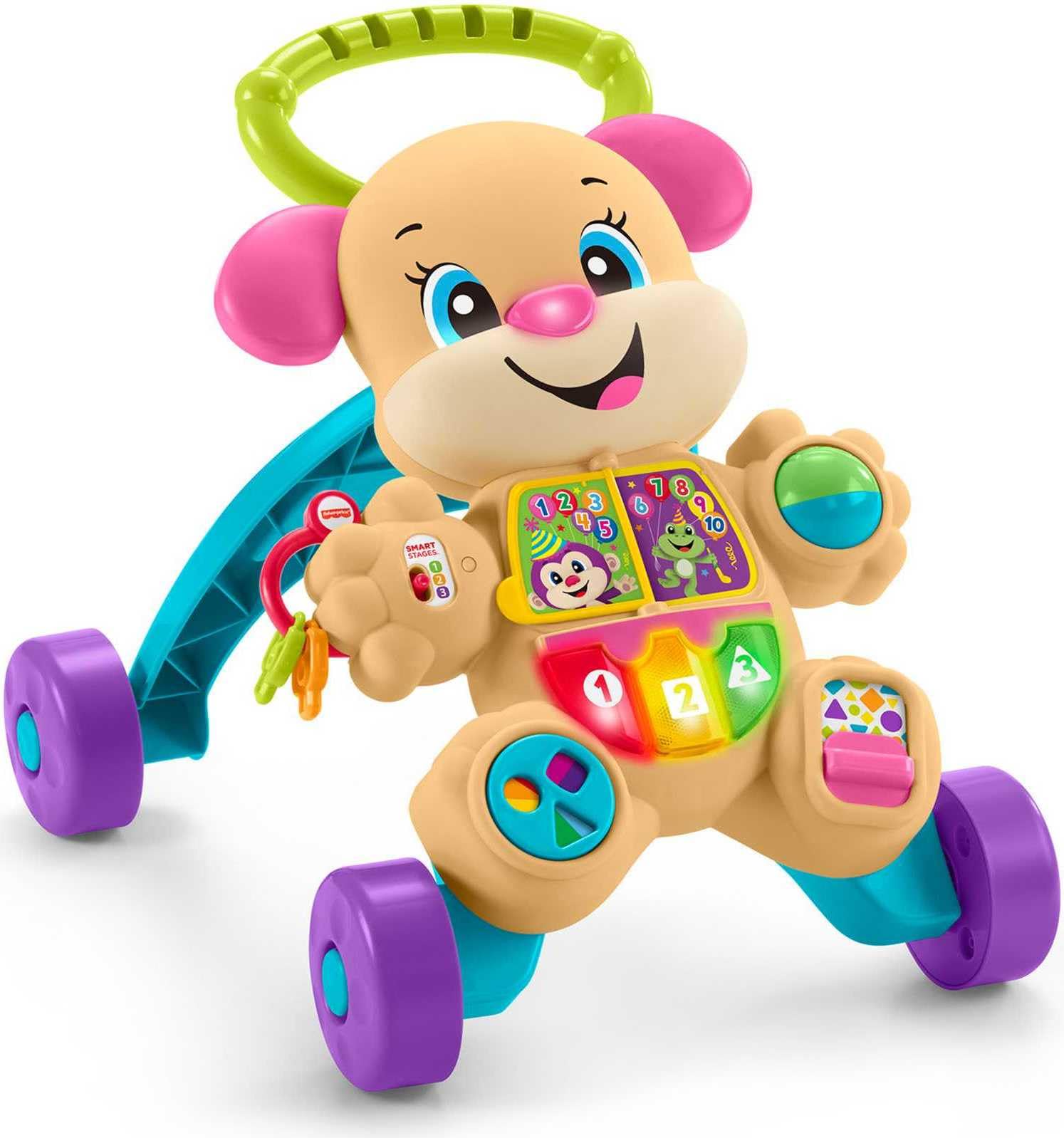 Fisher-Price Laugh & Learn Smart Stages Learn With Sis Walker, Pink