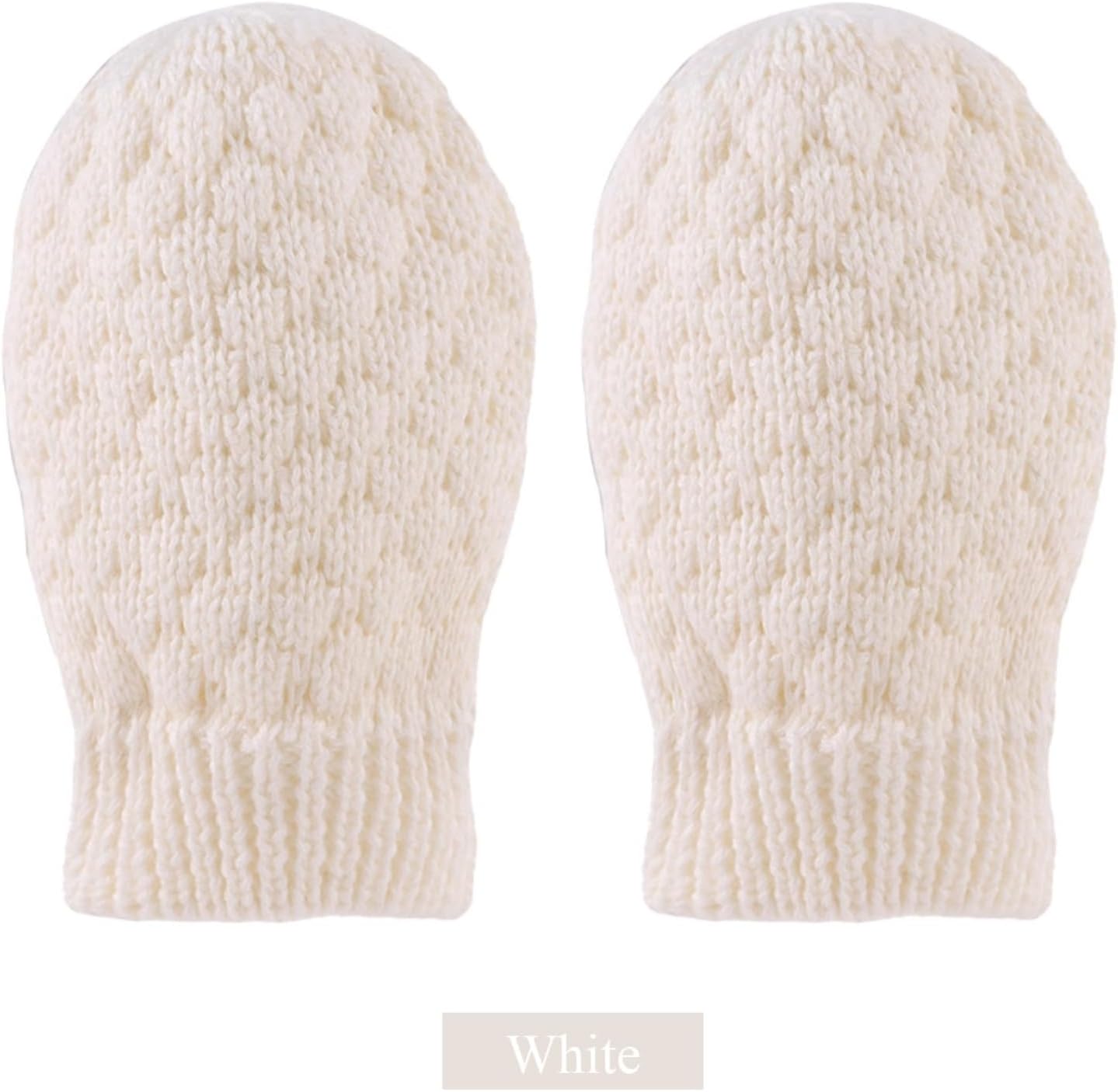 Baby Knit Mittens Toddler Boys Girls Gloves Winter Infant Newborn No Scratch Mitten 0-3 Years