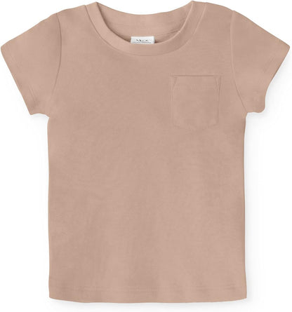 Colored Organics - Organic Cotton Toddler Short Sleeve Shirts - Baby Toddler and Kids Tops - Girls and Boys Tees