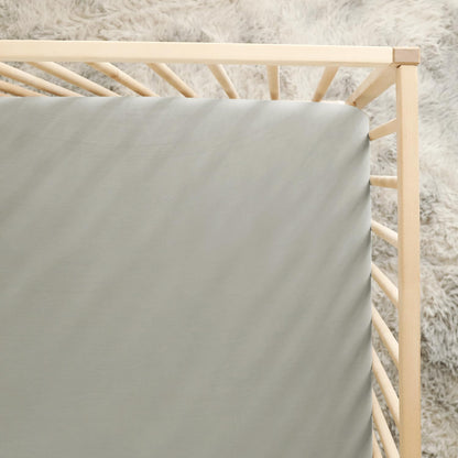 GRSSDER Mini Crib Sheets Fitted, Pack and Play Sheets 2 Pack, Ultra Soft Stretchy Pack N Play
