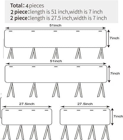 3 in 1 Breathable Crib Rail Covers for Life Size Cribs,White Soft Anti-Collision Strip Corner Covers,Protect Baby Teeth and Save Crib Rails, Rail Edge Protector Strip (White-4pc)