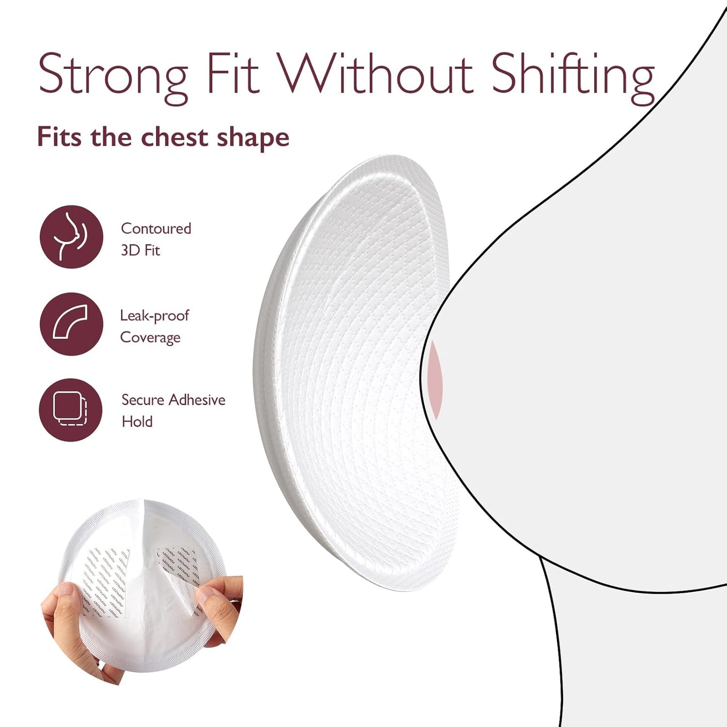 Momcozy Ultra-Thin Disposable Nursing Pads, Super Absorbent and Breathable Breastfeeding Pads, Make