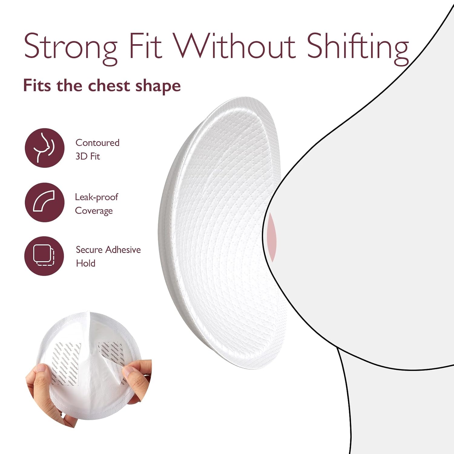 Momcozy Ultra-Thin Disposable Nursing Pads, Ultra-Absorbent and Breathable Portable Breast Pads for
