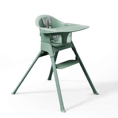 Mompush Olli 7-in-1 Convertible High Chair for Babies and Toddlers – Adjustable Height & Footrest