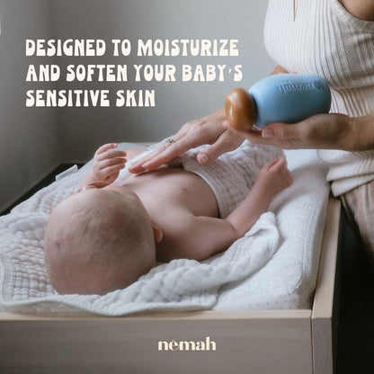 Nemah - Soothing Baby Lotion - Organic Baby Lotion for Sensitive Skin with Actismart Chamomile